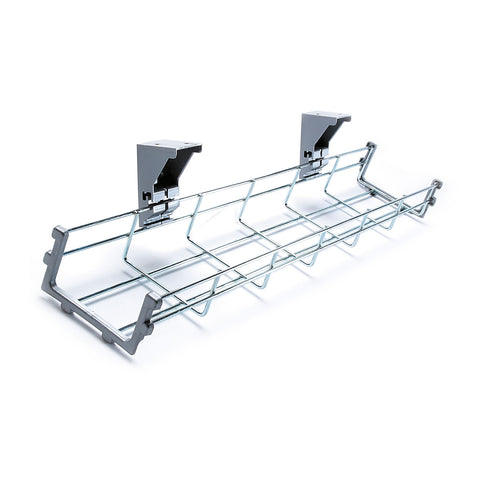 Drop down cable management tray 1000mm long