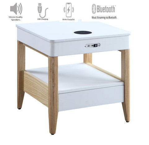 San Francisco Smart Lamp/Bedside Table (WC/Speakers)