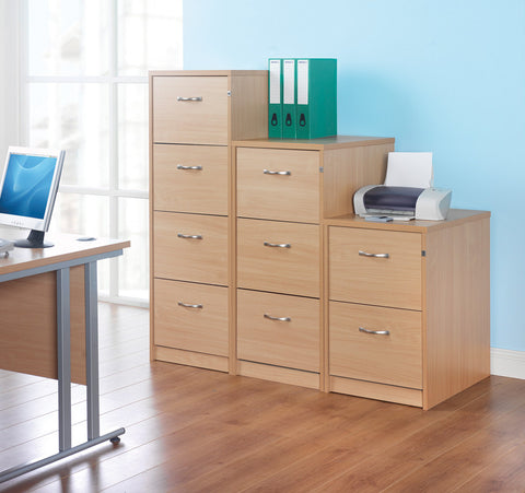 Primary Storage 2, 3 and 4 Drawer Filing Cabinets.