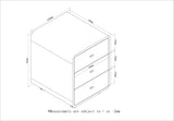 Helsinki 3 Drawer Mobile Pedestal.
