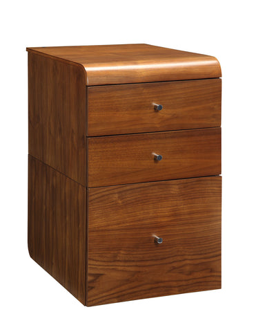 Santiago Three Drawer Desk High Pedestal