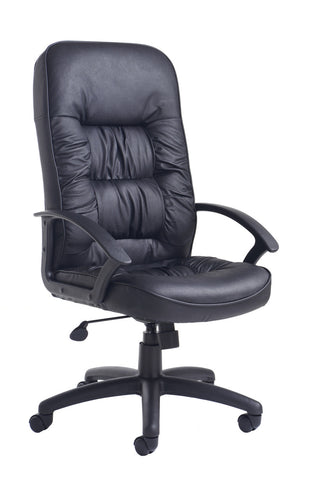 King Leather Faced Manager Chair