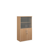 Secondary Storage - Universal Combination Units + Wood + Glass Doors