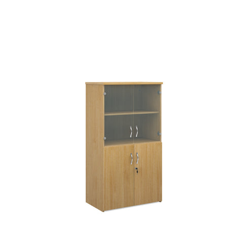 Secondary Storage - Universal Combination Units + Wood + Glass Doors
