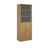 Secondary Storage - Universal Combination Units + Wood + Glass Doors