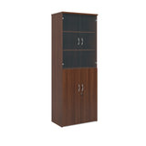 Secondary Storage - Universal Combination Units + Wood + Glass Doors