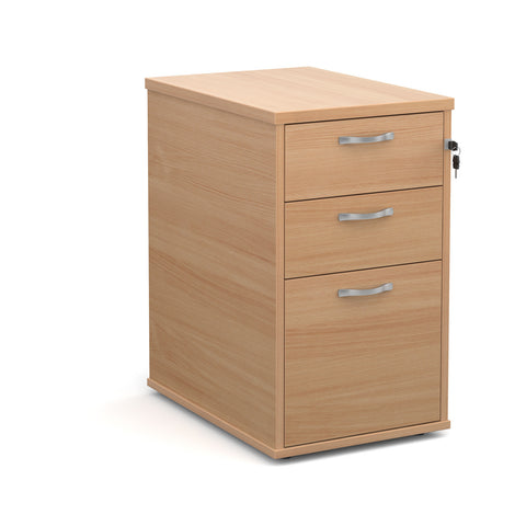 3 Drawer Desk High Pedestal