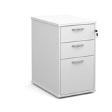 3 Drawer Desk High Pedestal