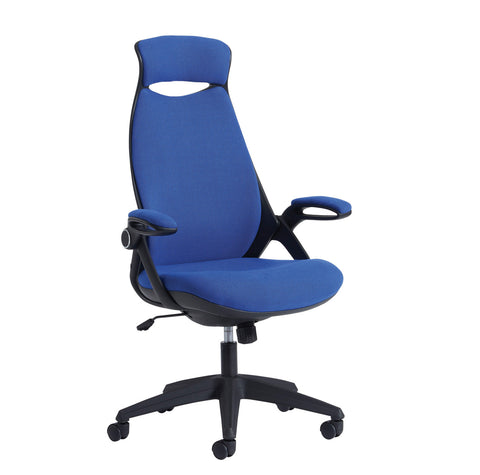 Tuscan Fabric High Back Managers Chair with Head Support.