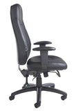 Zeus 24hr Leather Faced Task Chair